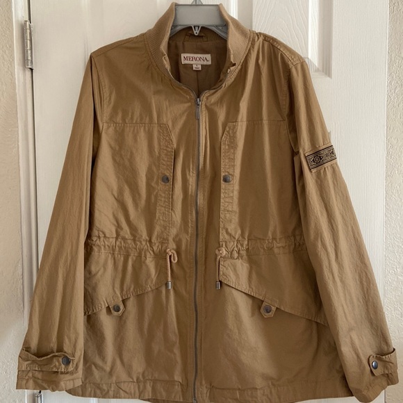 MERONA LADIES JACKET TAN COLOR - Picture 1 of 15